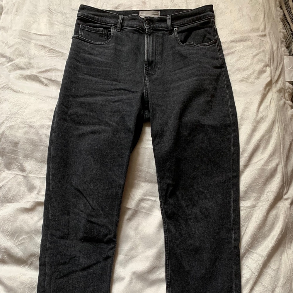 Everlane Black Cheeky Straight Jean